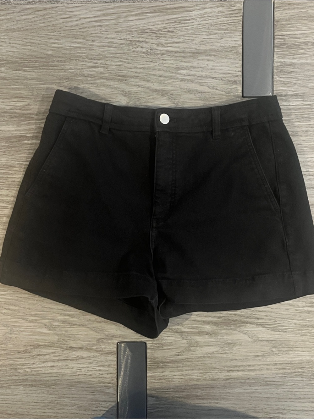 Everlane High-Waist Black Women's Shorts